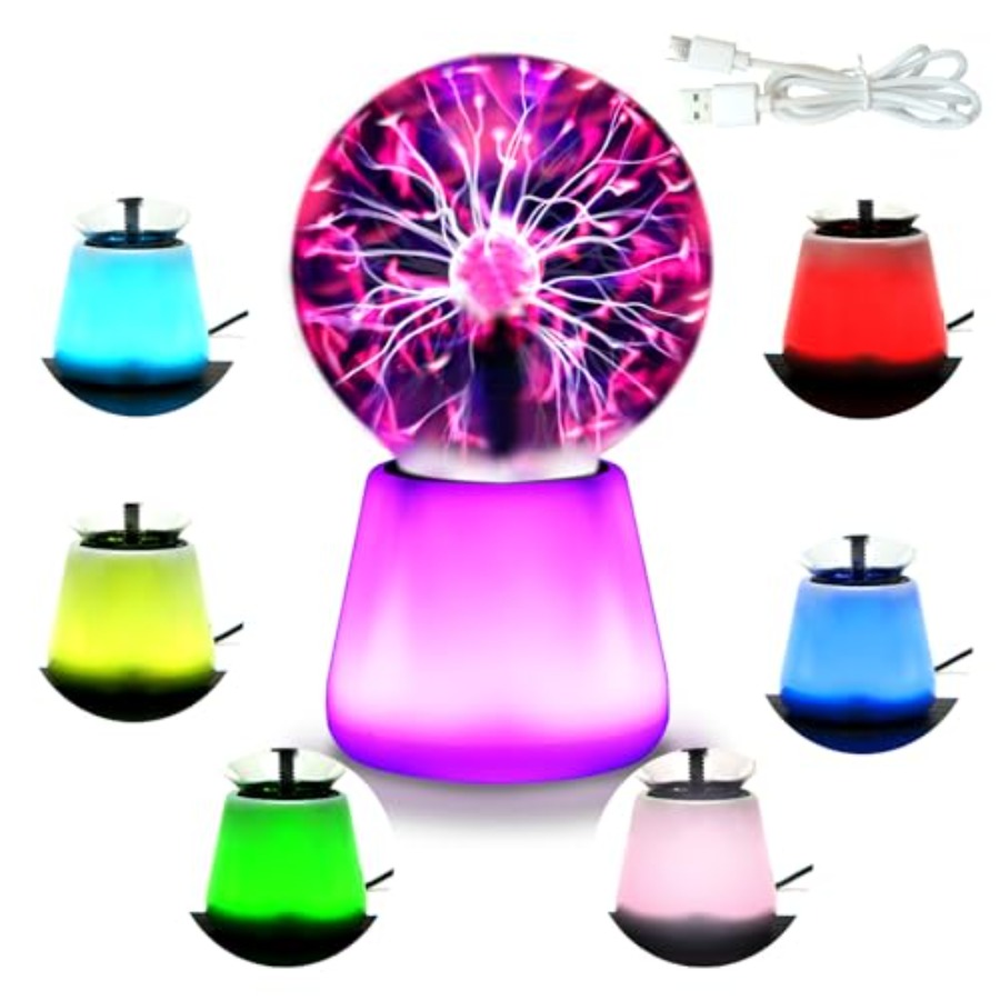 Globe Interactive Light - Plasma Ball Lamp Interactive Touch Lightning