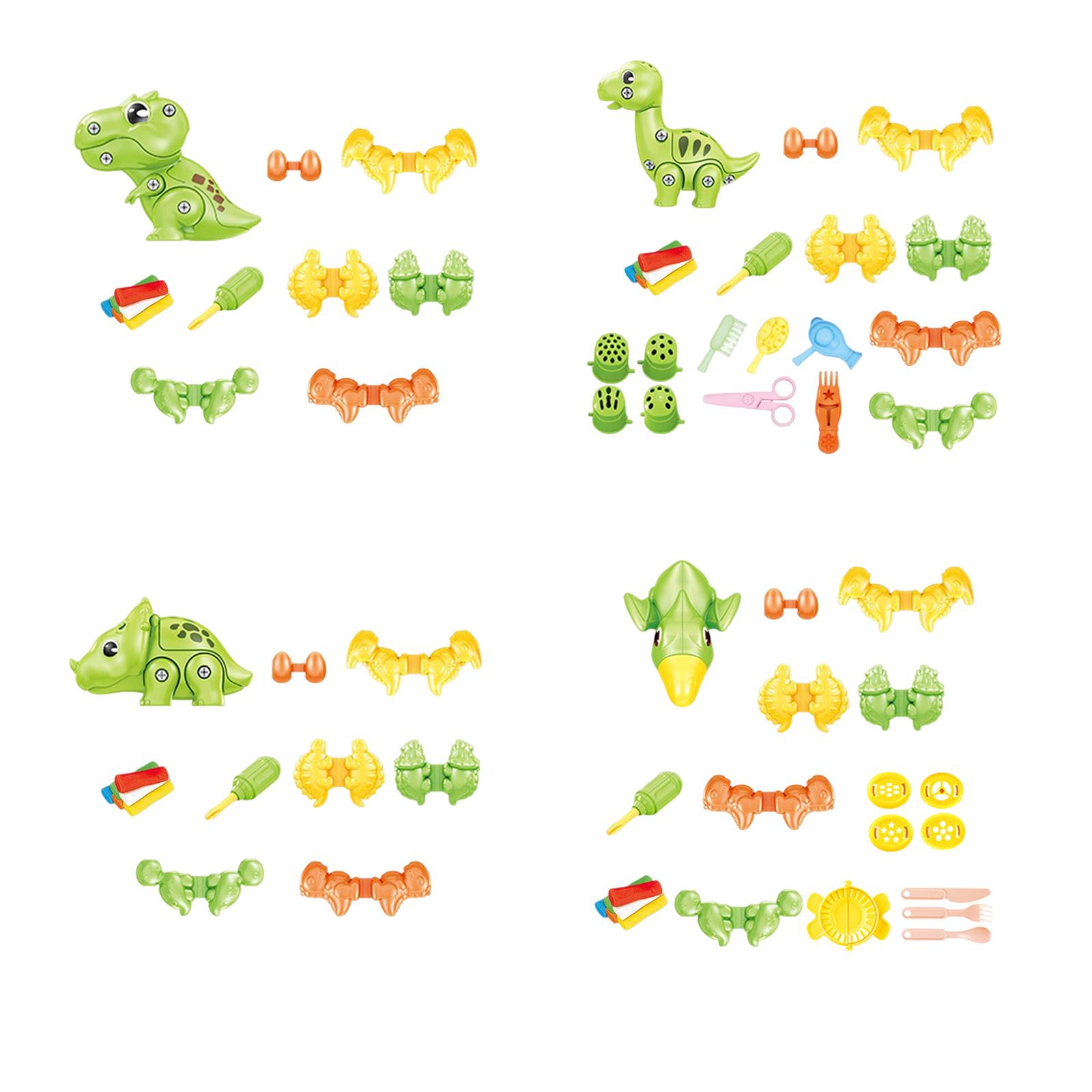 Kids Education Fun - Dinosaur Fun Colored Mud Kids Educational