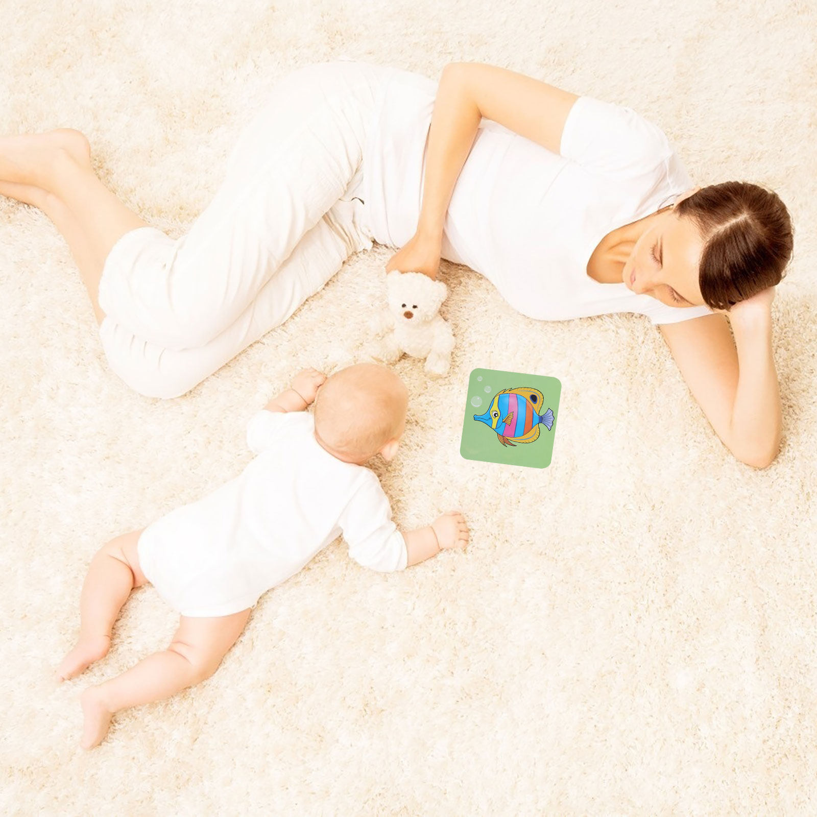 Kids Education Fun - Visual Stimulus Cards Color Recognition Brightly