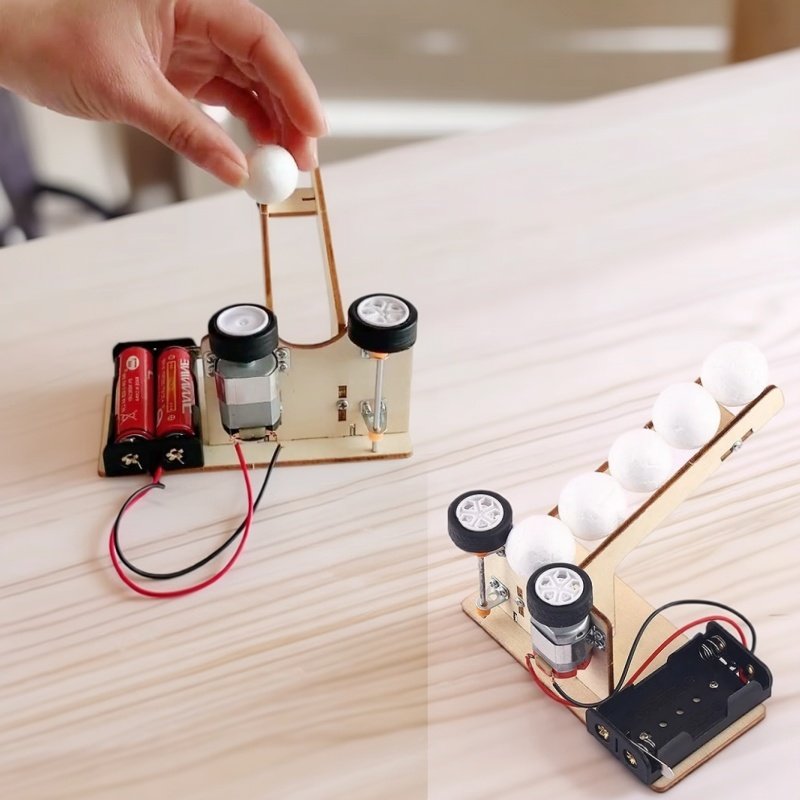 Kinetic Kids Education - DIY Automatic Ball Server Machine STEM