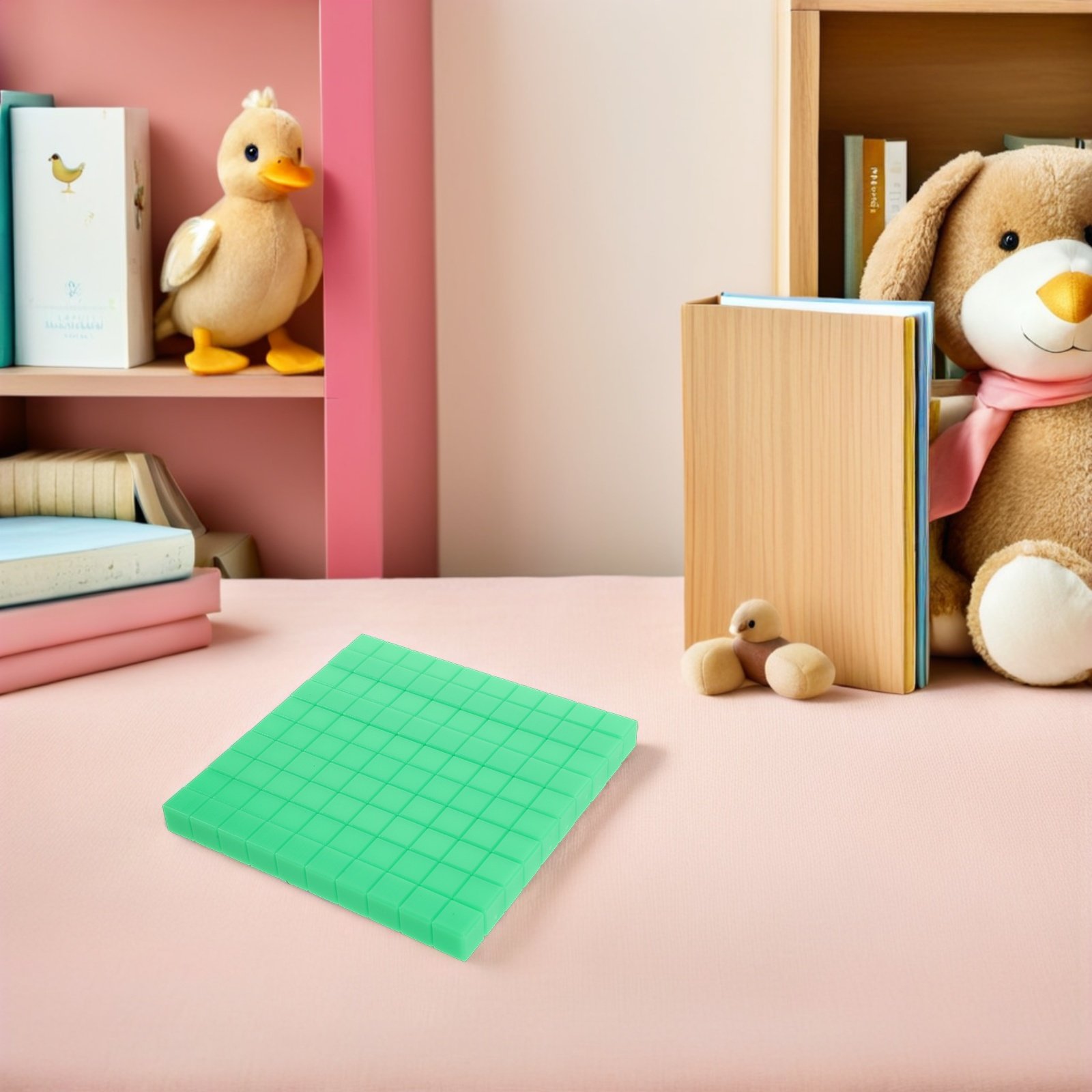 Math Manipulative Set - 1Set Base Ten Blocks Math Manipulatives