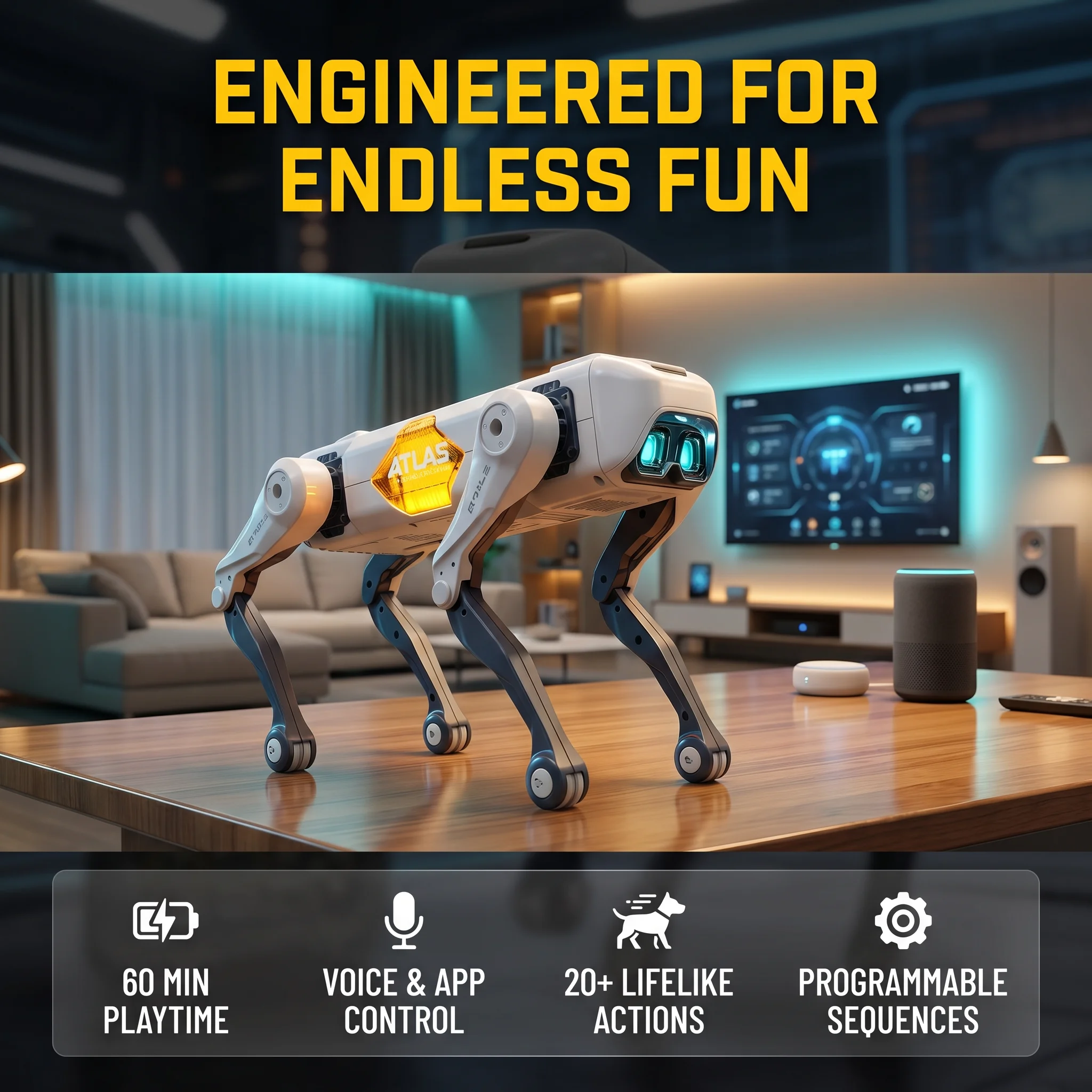 Kid Educational - AI Smart Robot Dog, Voice &