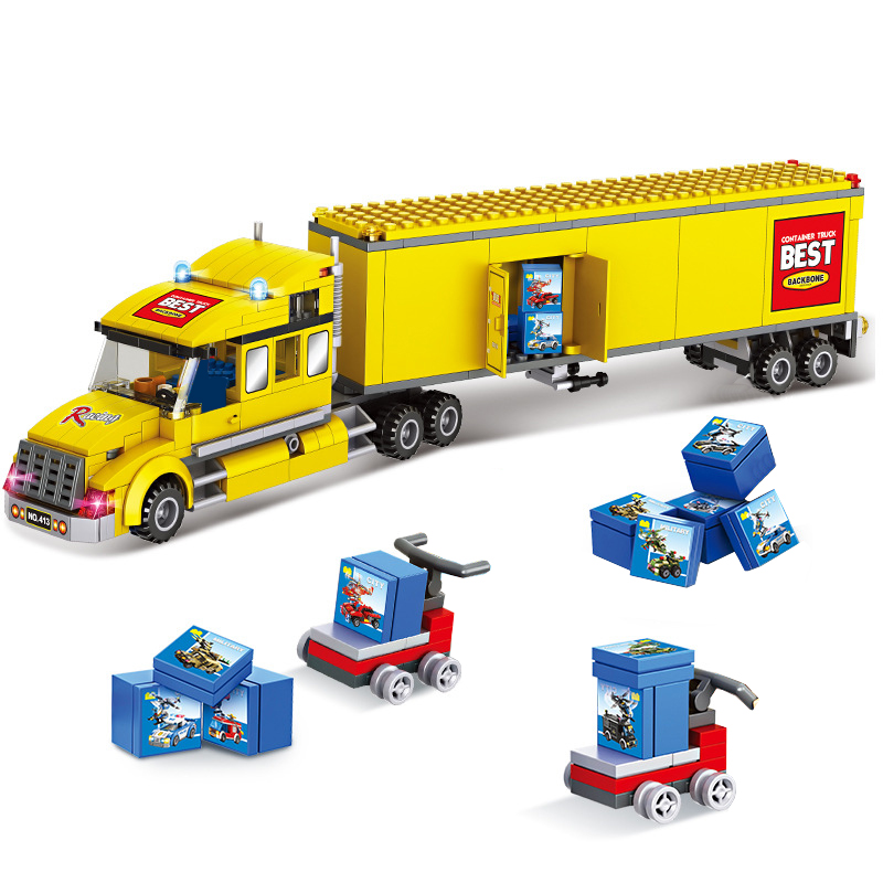 Kids Education Sites - New Modern City Big Cargo Freight