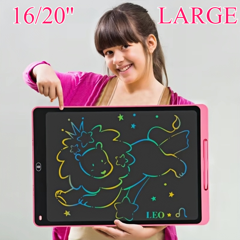Kids Education Tablets - 16/20inch LCD Drawing Board Writing Tablet