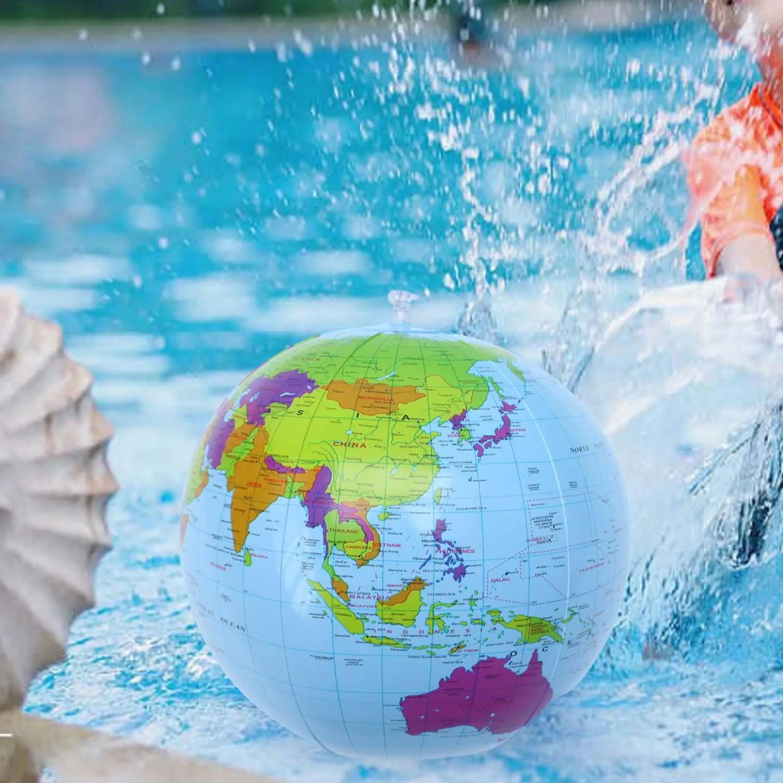 16 Inch 30cm Inflate Globe Bea - đánh giá và giá Educational Globe For Kids