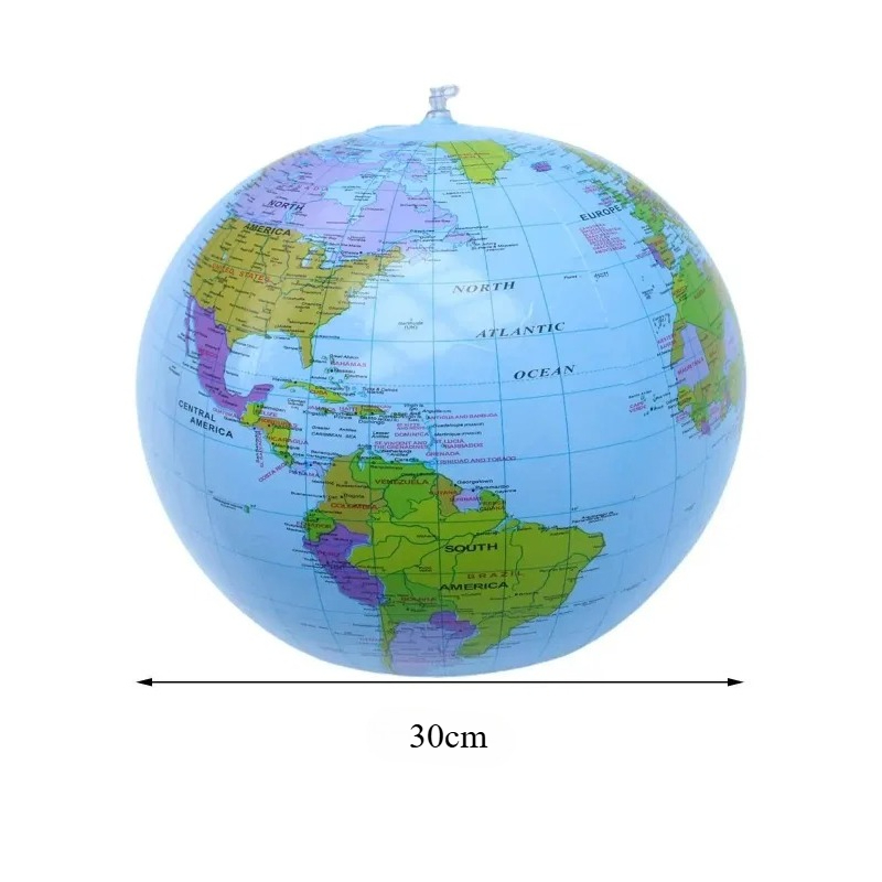 16 Inch 30cm Inflate Globe Bea - đánh giá và giá Educational Globe For Kids