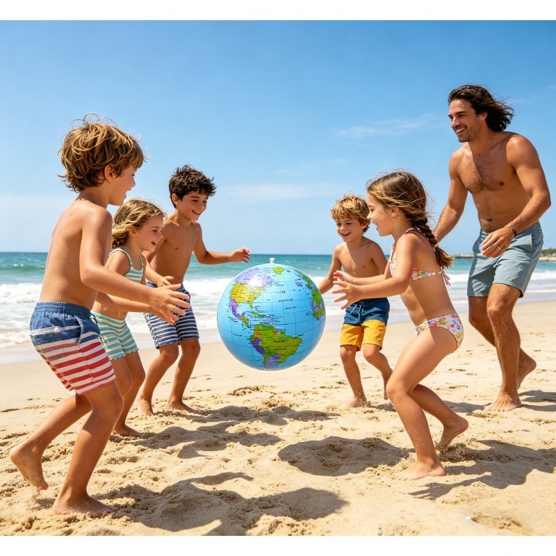 16 Inch 30cm Inflate Globe Bea - đánh giá và giá Educational Globe For Kids