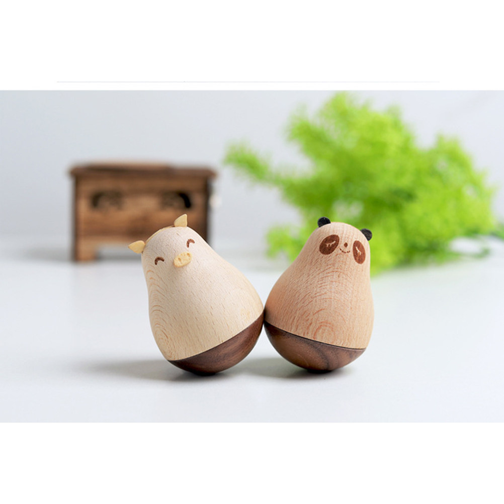 Wooden Animal Tumbler Decorati - đánh giá và giá Kids Education Fun