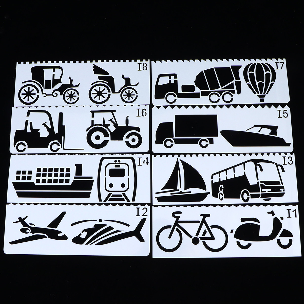 32 Pcs Hollow Painting Templat - đánh giá và giá Kids Education Template