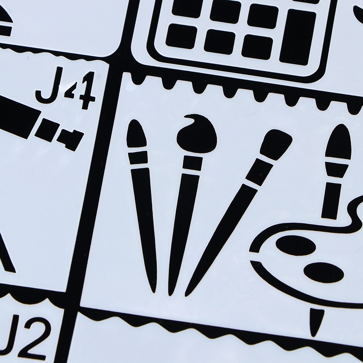32 Pcs Hollow Painting Templat - đánh giá và giá Kids Education Template