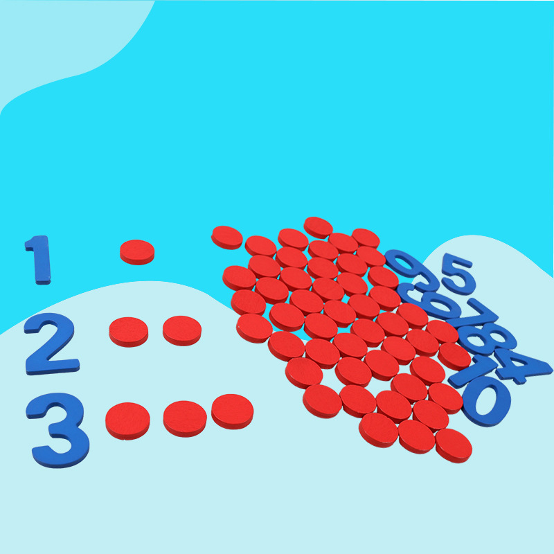 Kids Wooden Montessori Cogniti - đánh giá và giá Math Manipulative Set