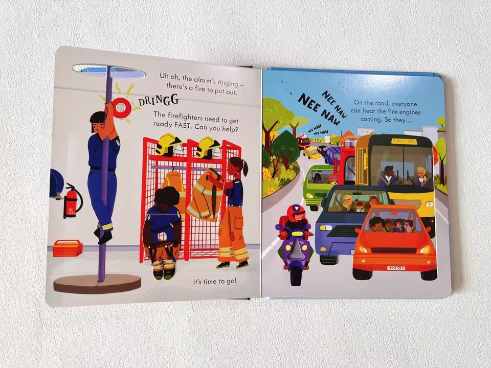 Usborne Peep Inside How A Fire - đánh giá và giá Kid Educational