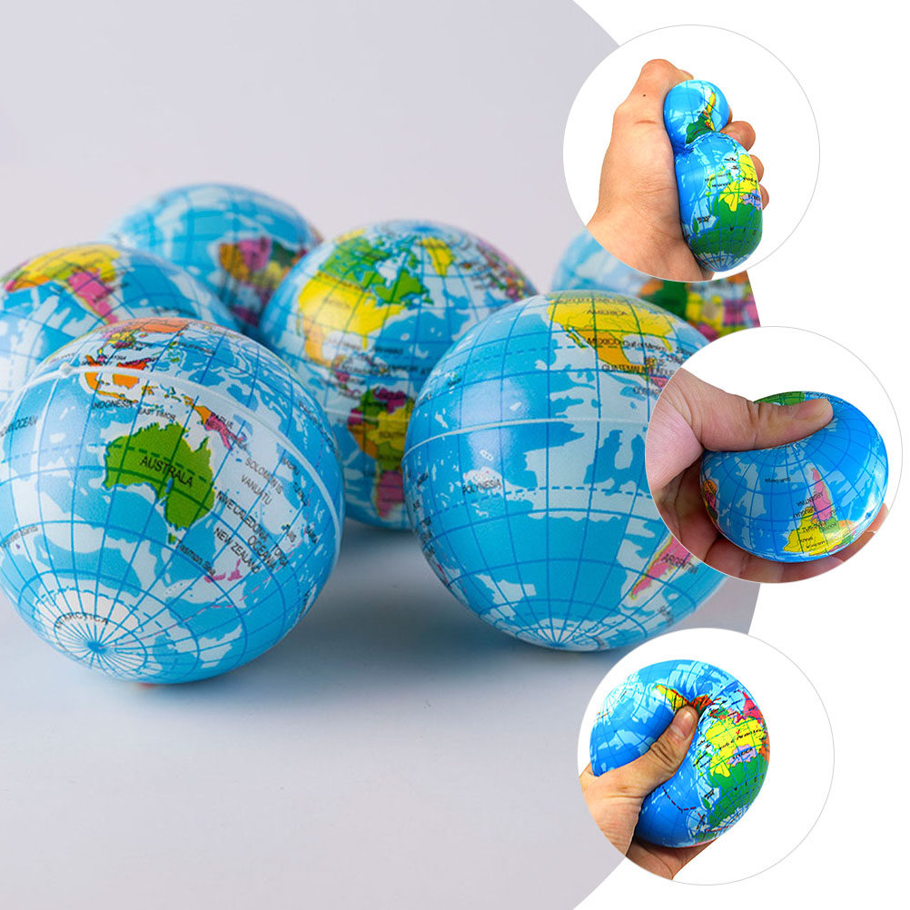 6 Pcs Stress Balls Kids Squeez - đánh giá và giá Educational Globe For Kids
