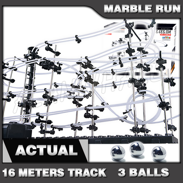 1600cm Rail Level 3 Marble Run - đánh giá và giá Kinetic Kids Education