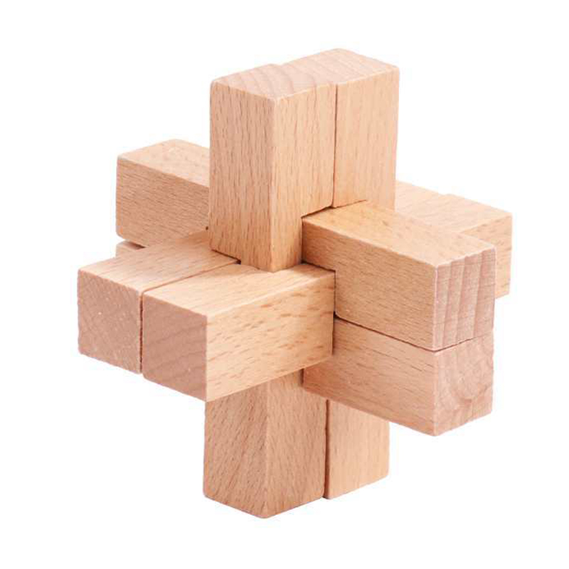 Wooden Luban Puzzle for Adults - đánh giá và giá Kids Education Fun