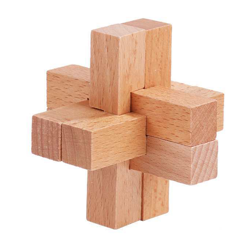 Wooden Luban Puzzle for Adults - đánh giá và giá Kids Education Fun