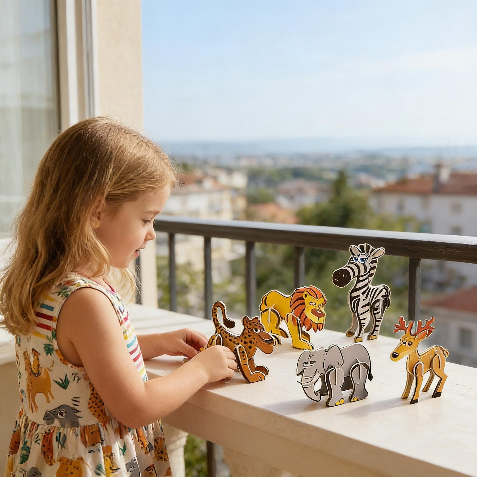 3D Cartoon Puzzles For Kids 7  - đánh giá và giá Kids Education Fun