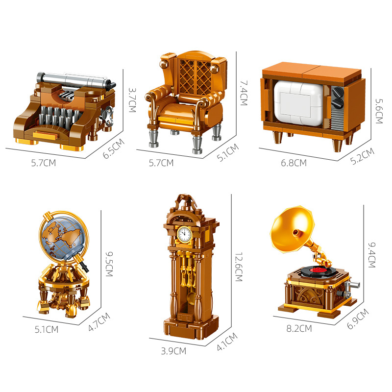 Classic Retro Idea Block Model - đánh giá và giá Educational Globe For Kids