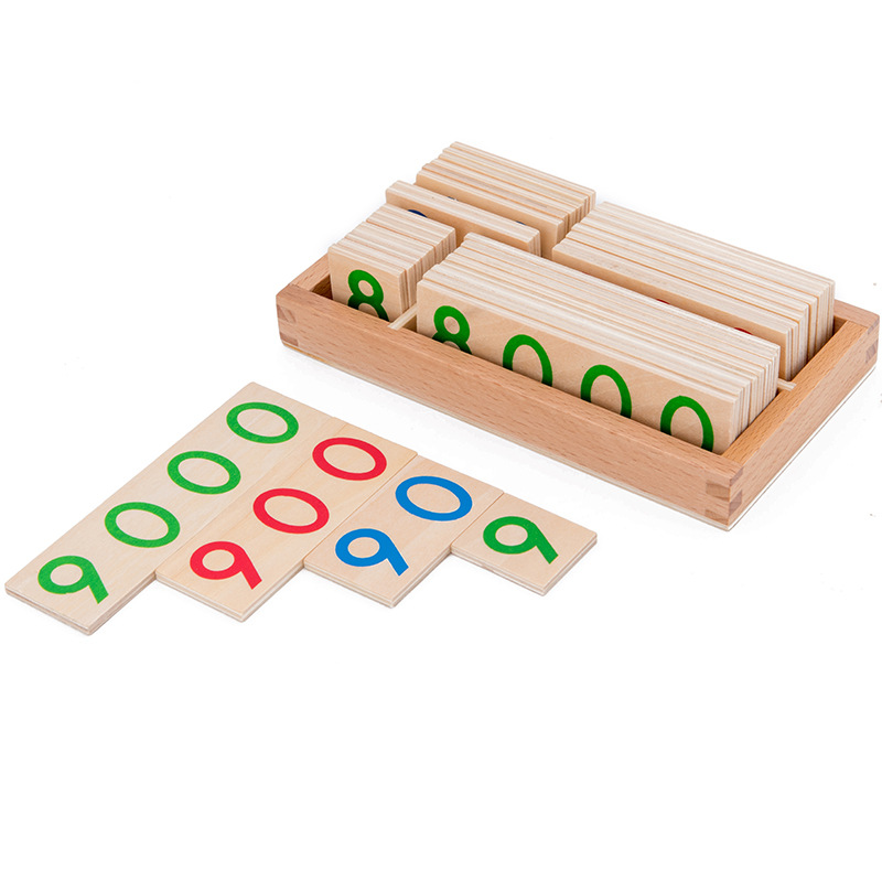 Wooden Numbers Card 1-9000 Mon - đánh giá và giá Math Manipulative Set