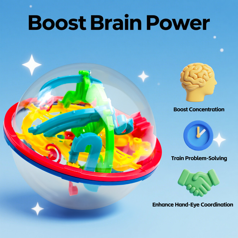 3D Magic Ball Labyrinth Brain  - đánh giá và giá Educational Globe For Kids