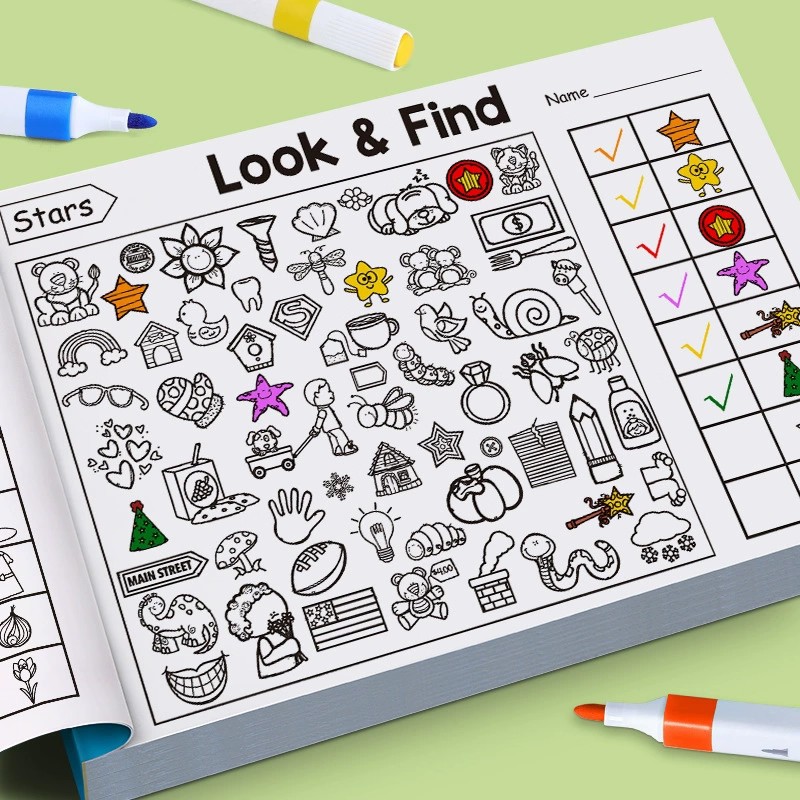 Look And Find Coloring Book fo - đánh giá và giá Kid Educational
