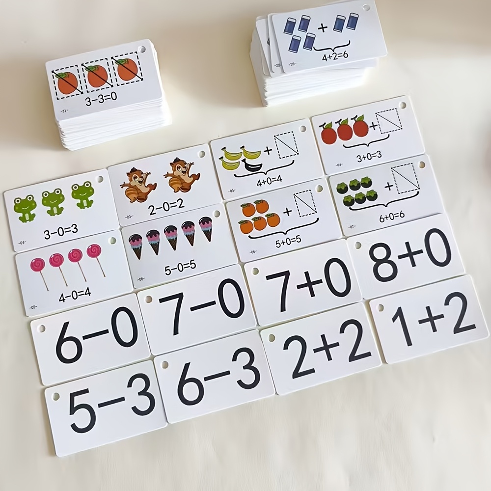 132 Cards with Addition and Su - đánh giá và giá Kids Education Card