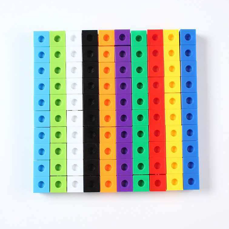 100PCS Set Linking Cubes Math  - đánh giá và giá Math Manipulative Set
