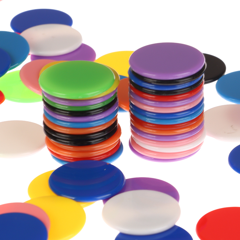 100Pcs Counting Chips Set 25MM - đánh giá và giá Math Manipulative Set