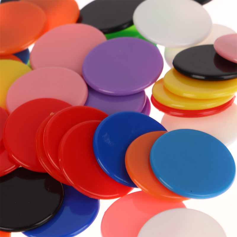 100Pcs Counting Chips Set 25MM - đánh giá và giá Math Manipulative Set