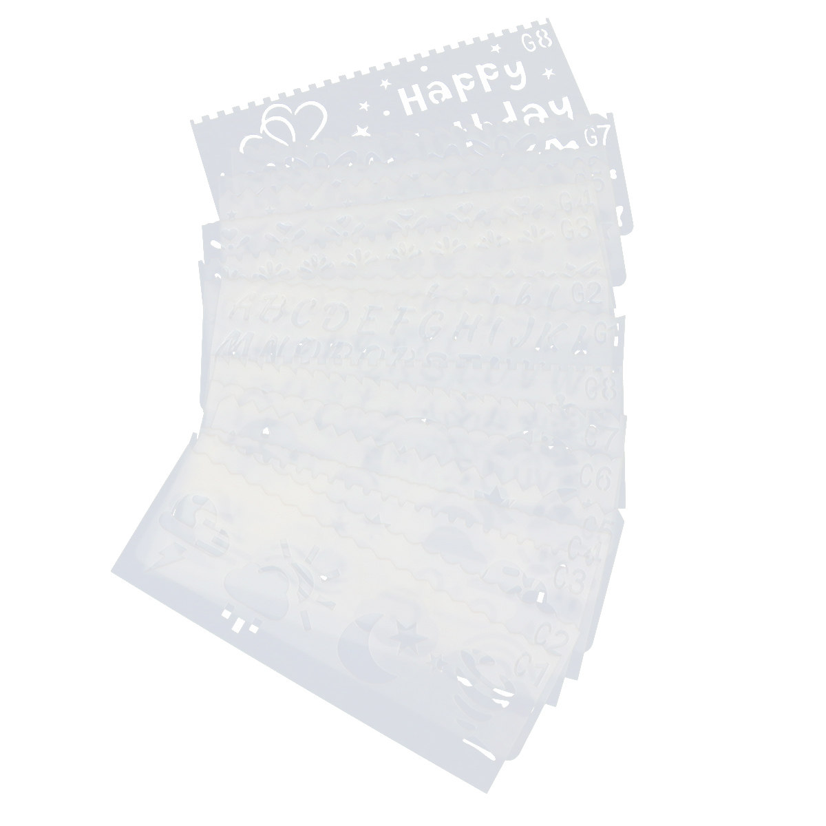 32Pcs DIY Painting Stencils Ho - đánh giá và giá Kids Education Template