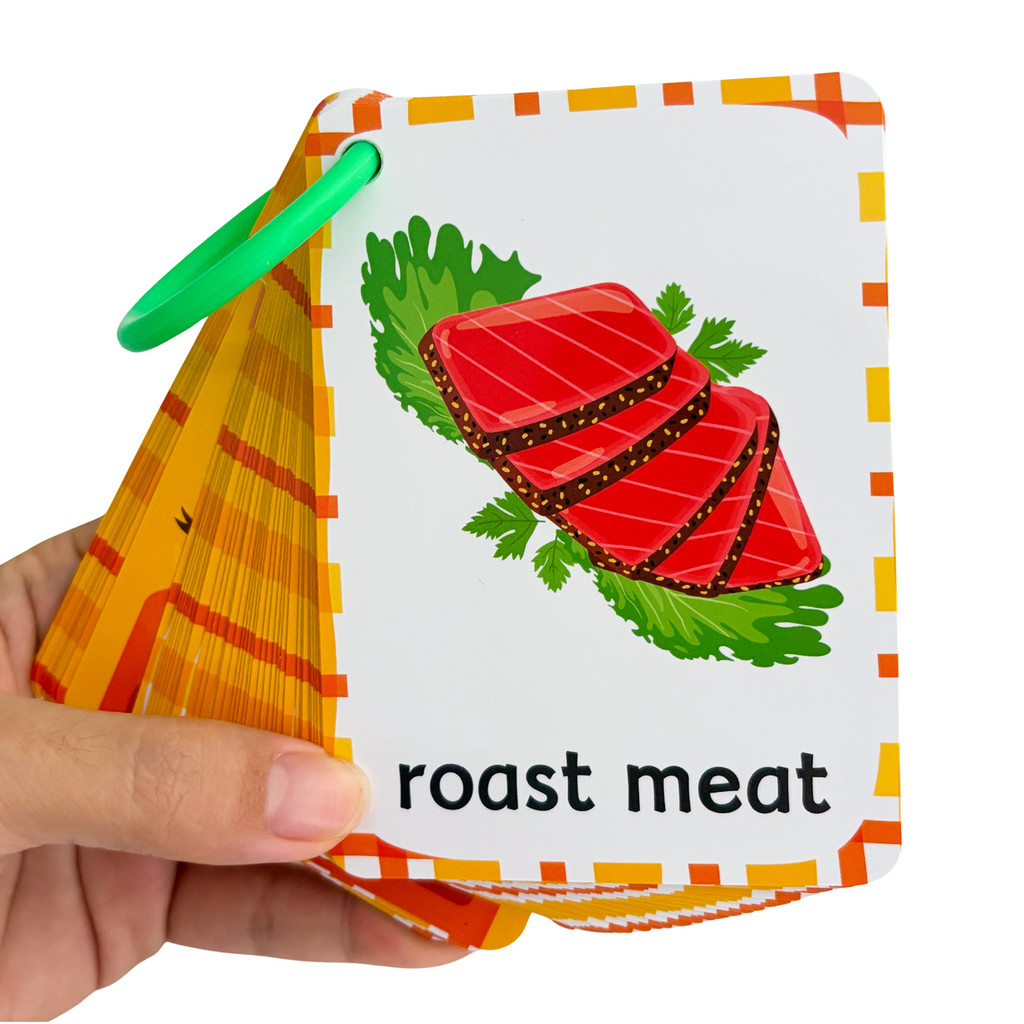 Delicious Food Vocabulary Engl - đánh giá và giá Kids Education Card