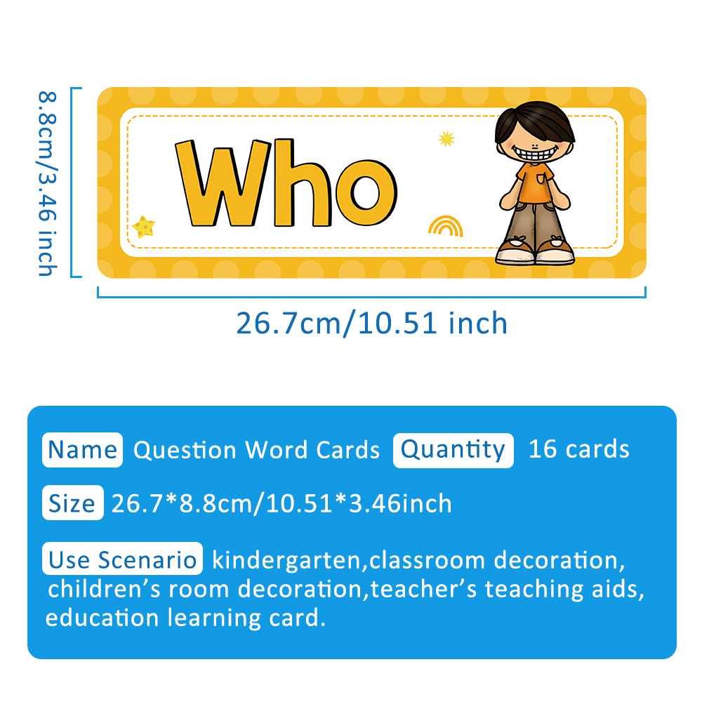 WH Question Words English Gram - đánh giá và giá Kids Education Questions