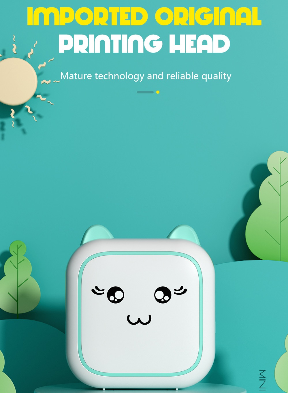 Portable Mini Cartoon Thermal  - đánh giá và giá Kids Education Questions