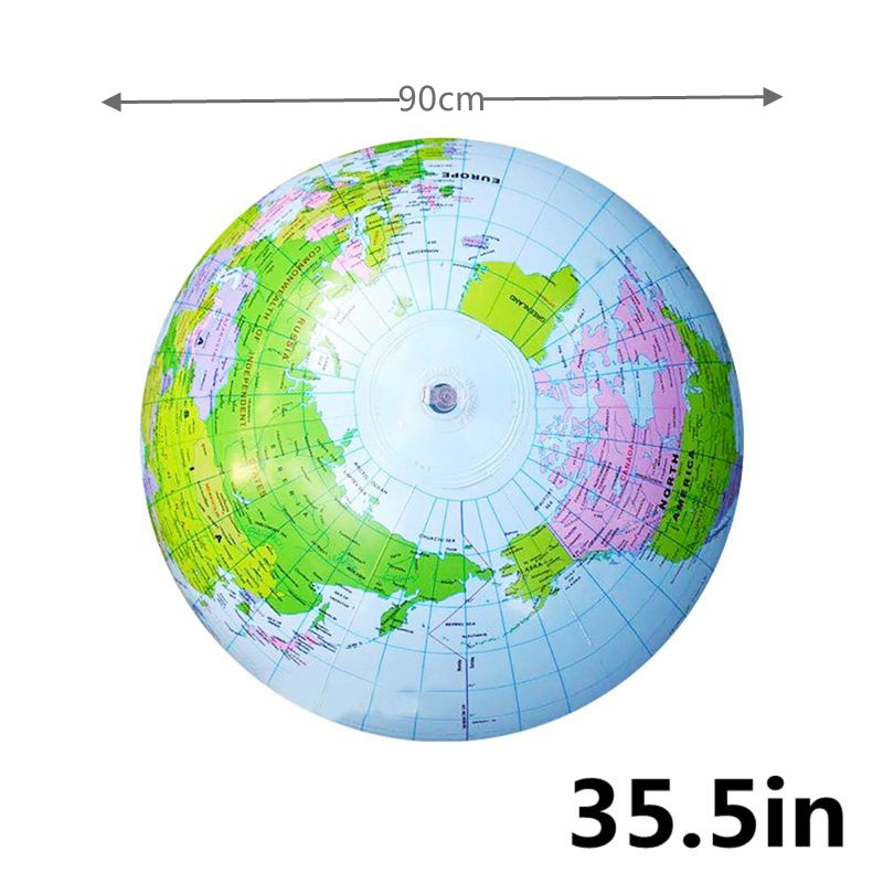 90CM Inflatable Earth World Ge - đánh giá và giá Educational Globe For Kids