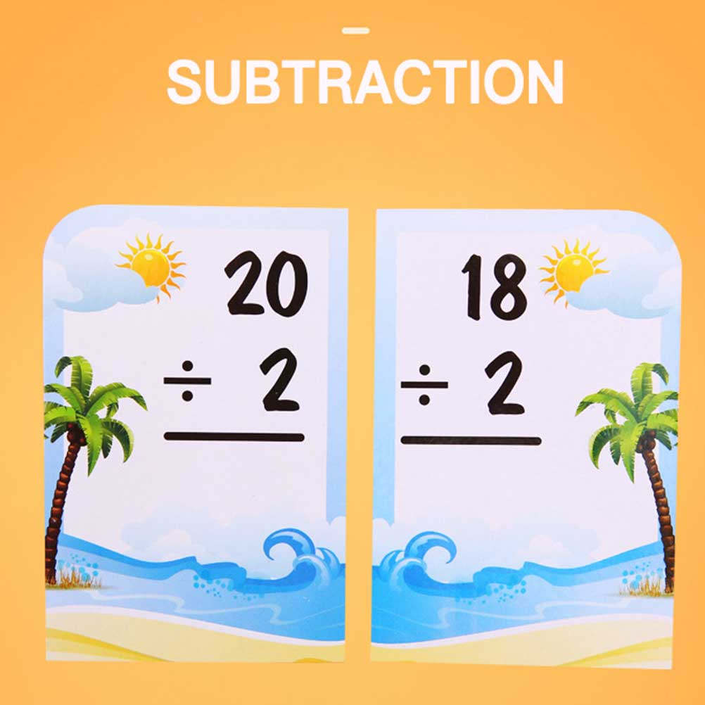 4 Boxes Childrens Math Study C - đánh giá và giá Kids Education Card