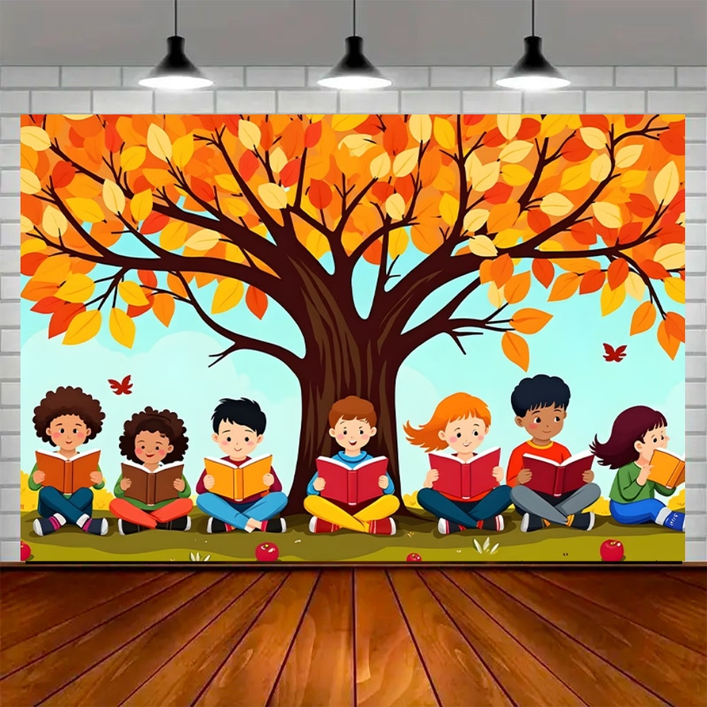 World Autumn Reading Day Party - đánh giá và giá Kids Education Banner
