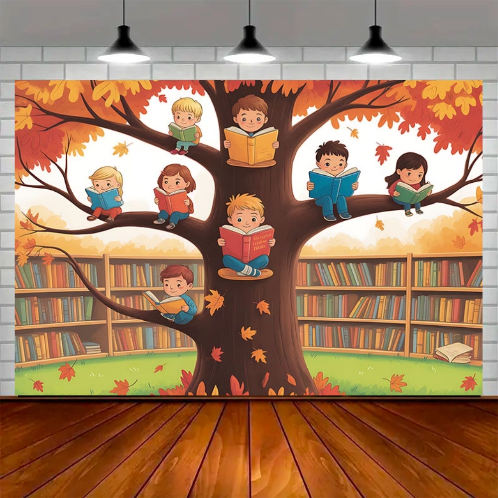 World Autumn Reading Day Party - đánh giá và giá Kids Education Banner