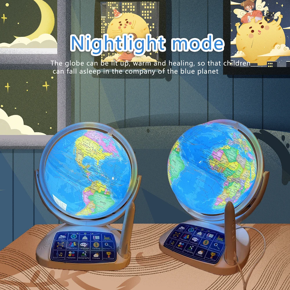 AR Interactive Smart Globe Kid - đánh giá và giá Globe Interactive Light
