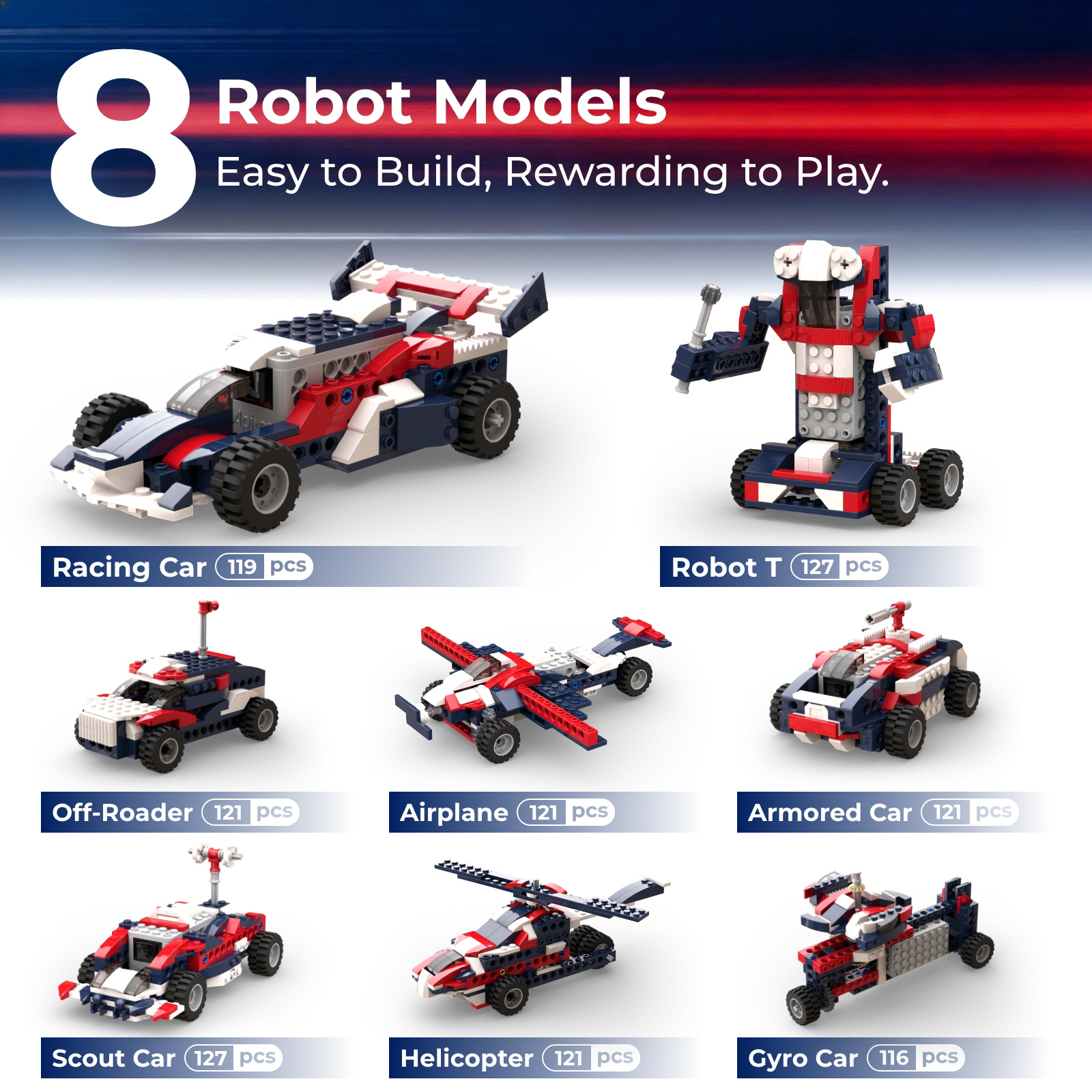 Apitor 8-in-1 STEM Building Bl - đánh giá và giá Kids Education Fun